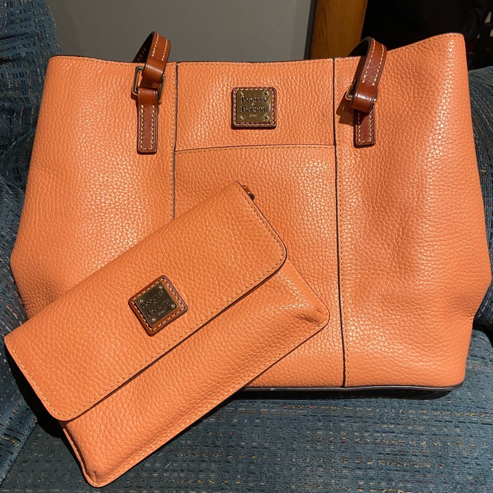 Dooney & Burke purse and wallet set